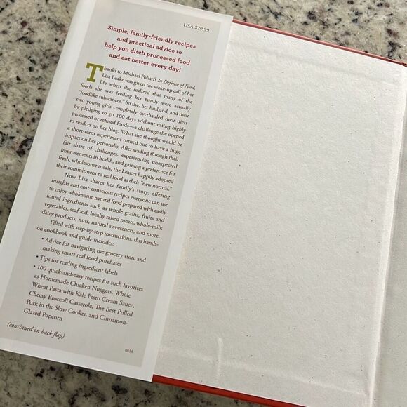 100 Days of Real Food Series Cook‎ Book by Lisa Leake Hardcover with Dust Jacket - Picture 2 of 6